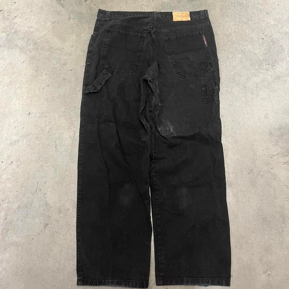 Vintage Y2K baggy black faded‎ Akademiks carpenter wide leg jeans